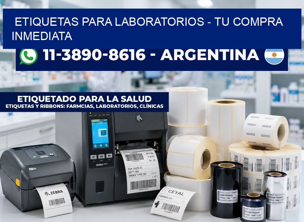ETIQUETAS PARA LABORATORIOS – Tu compra inmediata