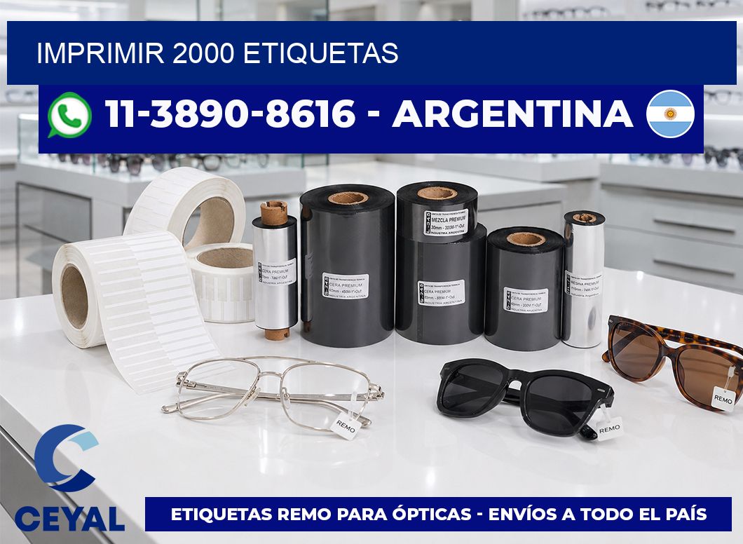 IMPRIMIR 2000 ETIQUETAS