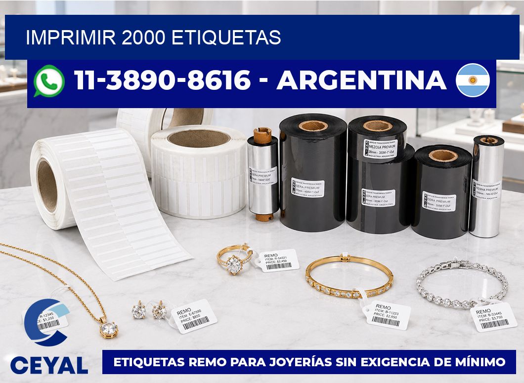 IMPRIMIR 2000 ETIQUETAS