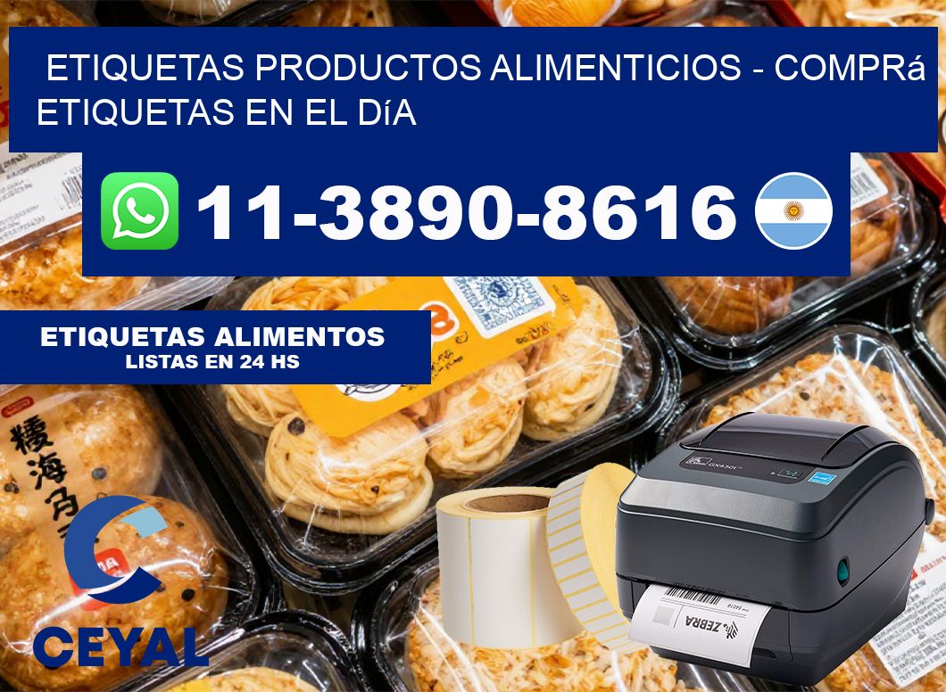 ETIQUETAS PRODUCTOS ALIMENTICIOS – Comprá etiquetas en el día