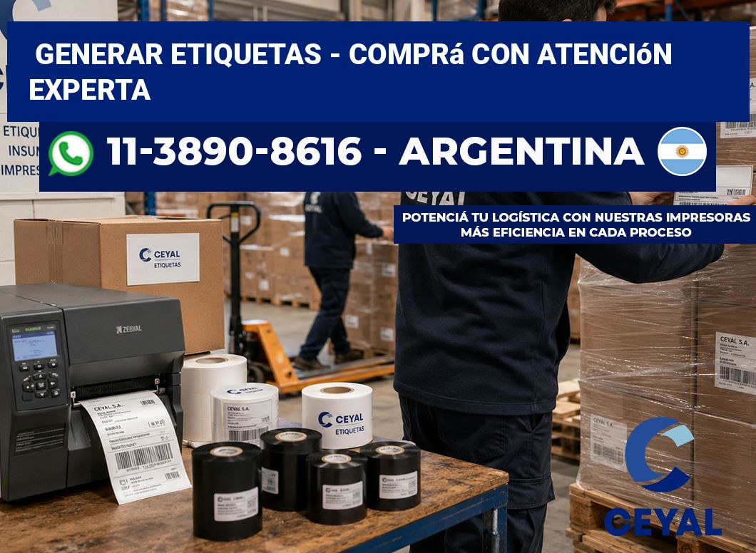GENERAR ETIQUETAS – Comprá con atención experta