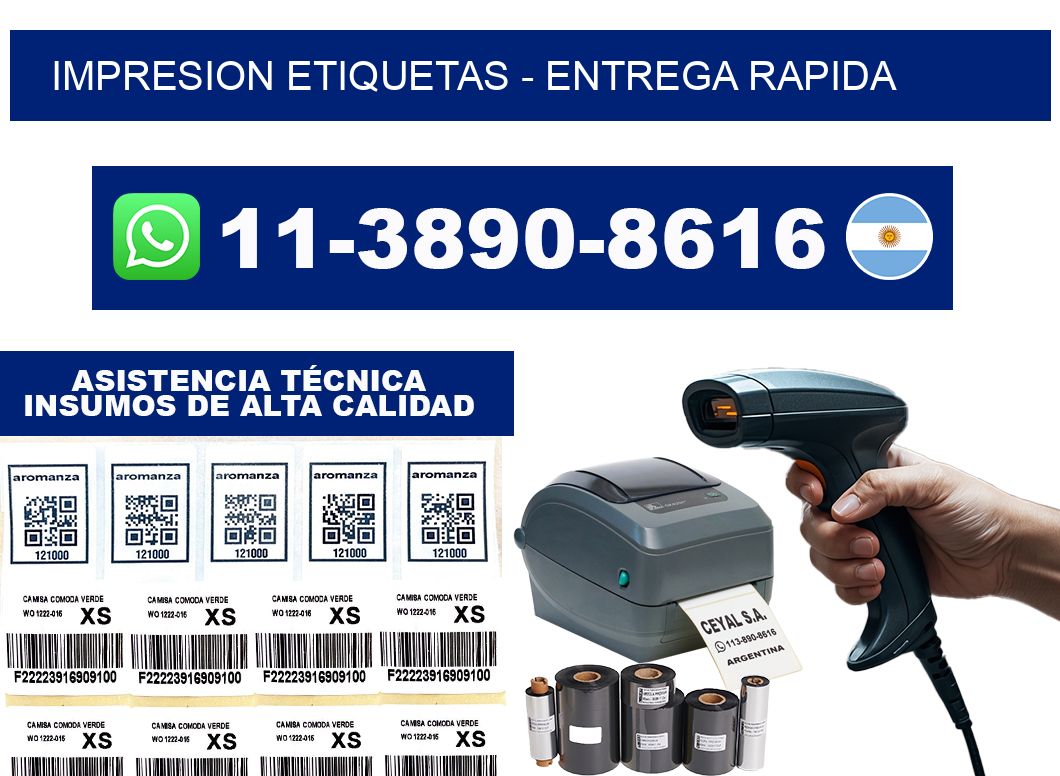 IMPRESION ETIQUETAS - entrega rapida