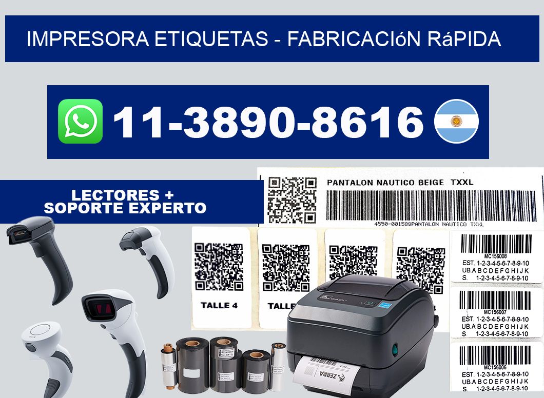 IMPRESORA ETIQUETAS - Fabricación rápida