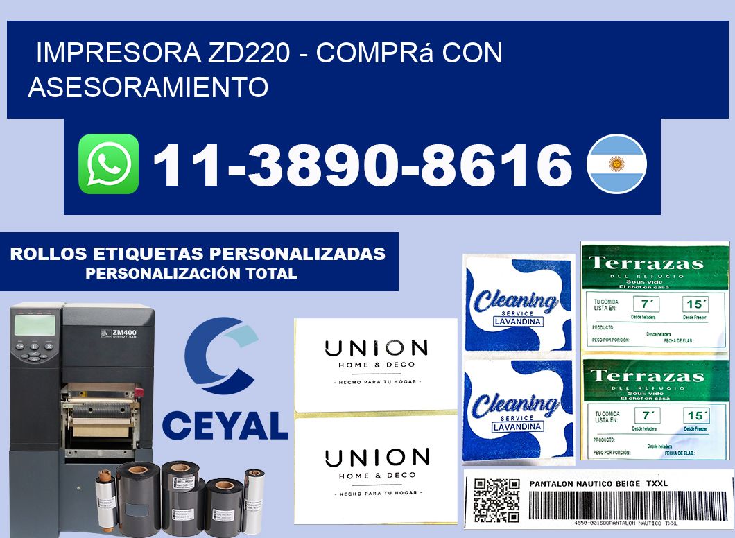 IMPRESORA ZD220 - Comprá con asesoramiento