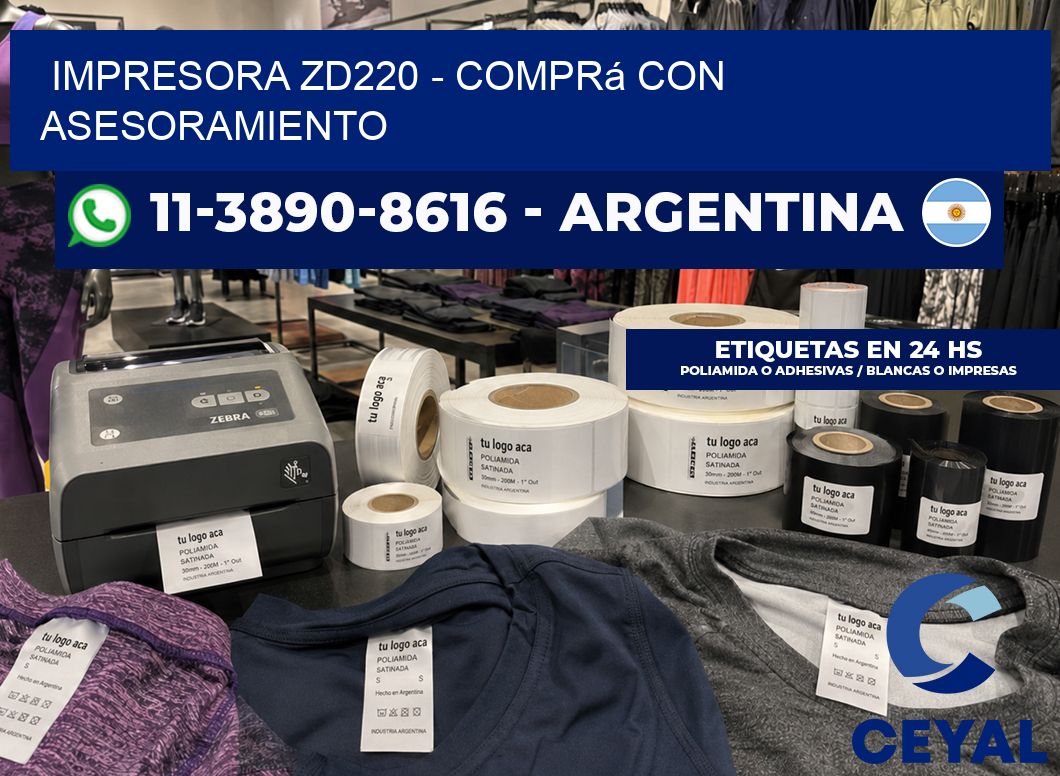 IMPRESORA ZD220 – Comprá con asesoramiento