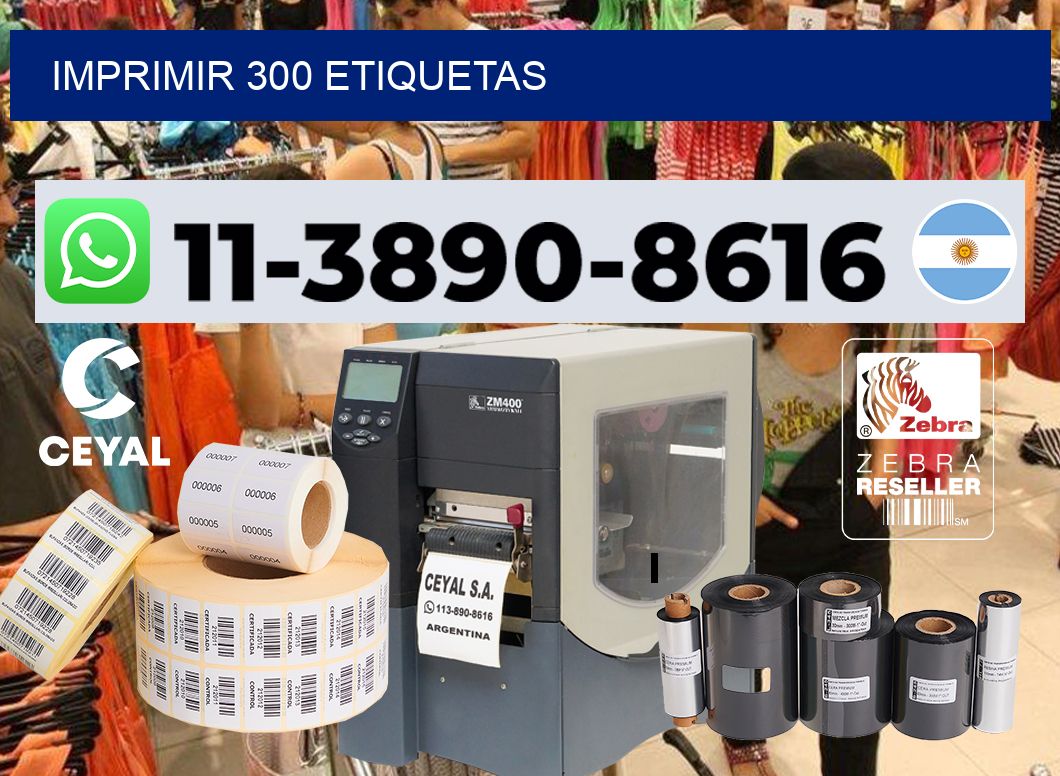 IMPRIMIR 300 ETIQUETAS