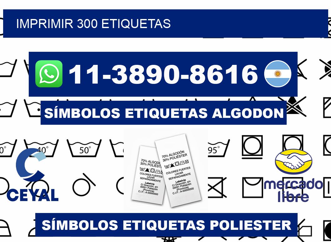 IMPRIMIR 300 ETIQUETAS