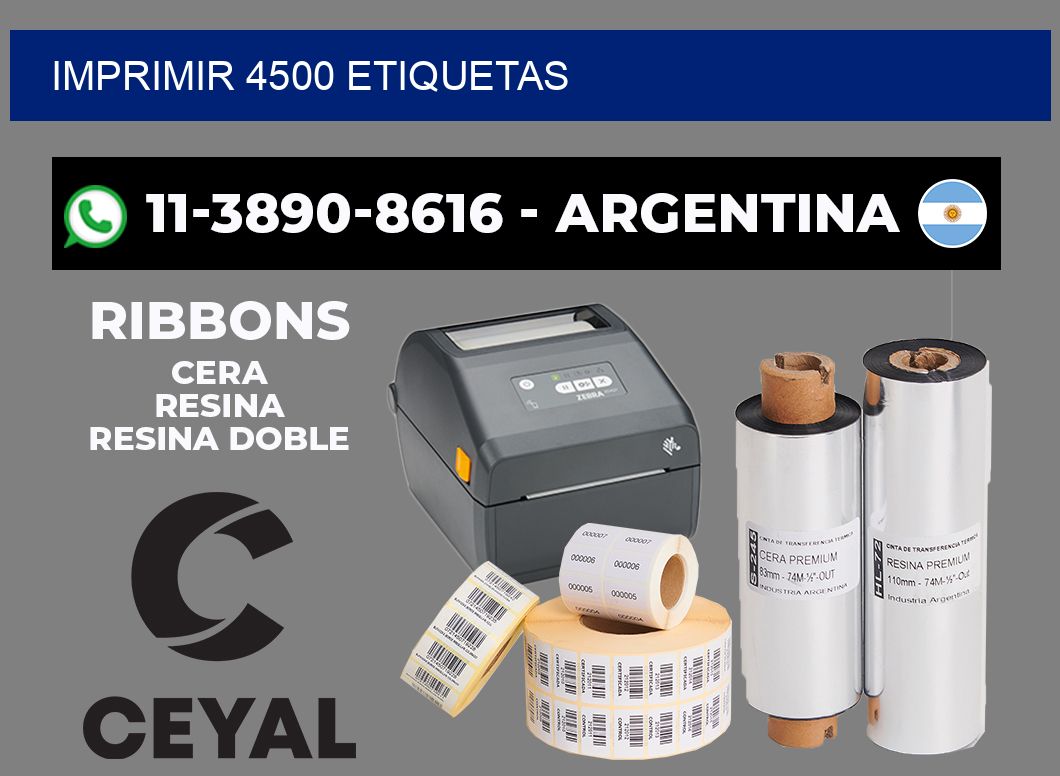 IMPRIMIR 4500 ETIQUETAS