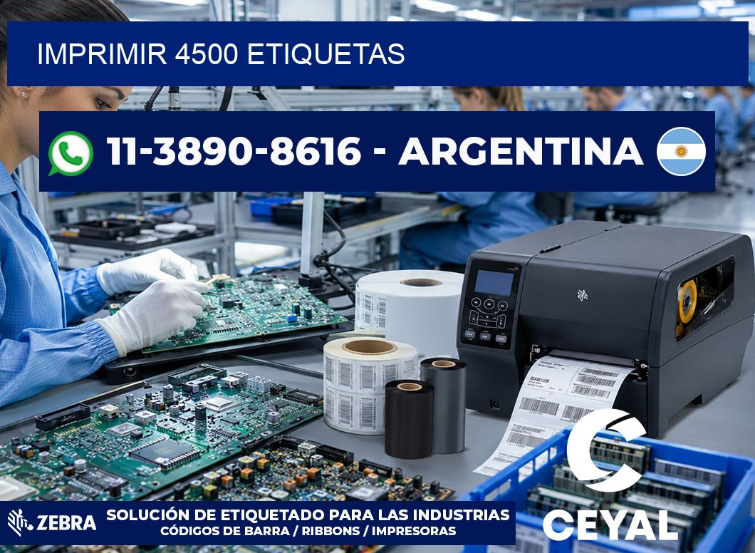 IMPRIMIR 4500 ETIQUETAS