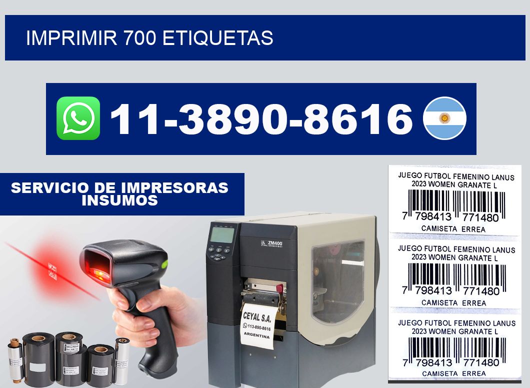 IMPRIMIR 700 ETIQUETAS