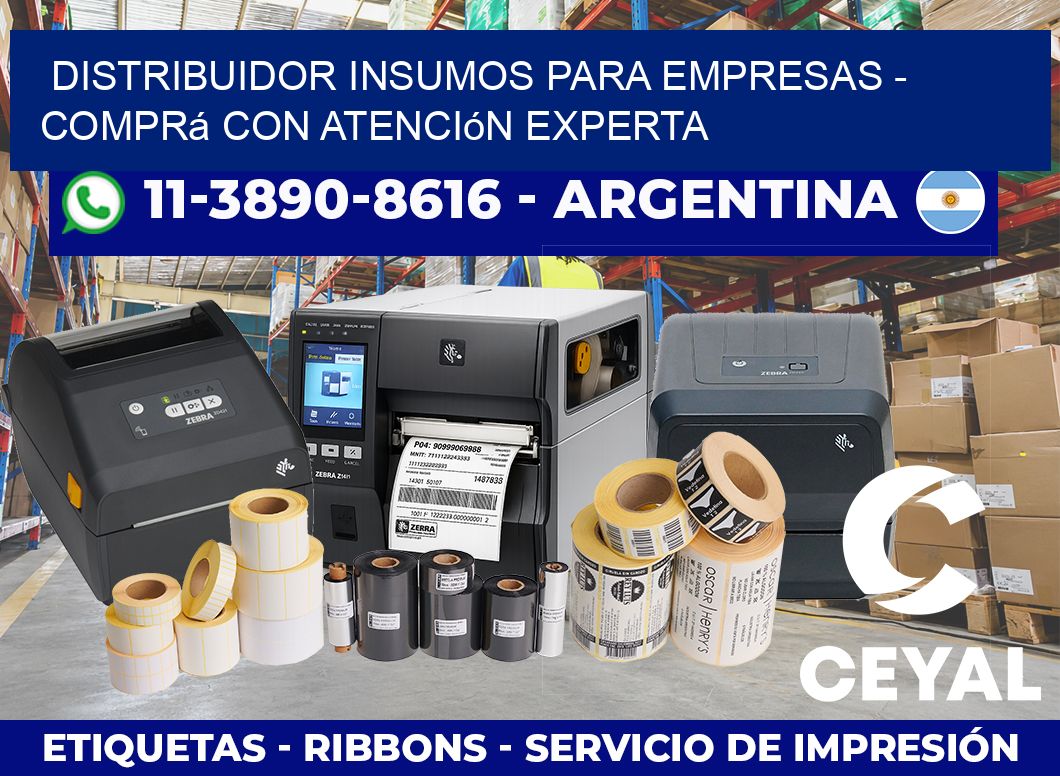 DISTRIBUIDOR INSUMOS PARA EMPRESAS - Comprá con atención experta