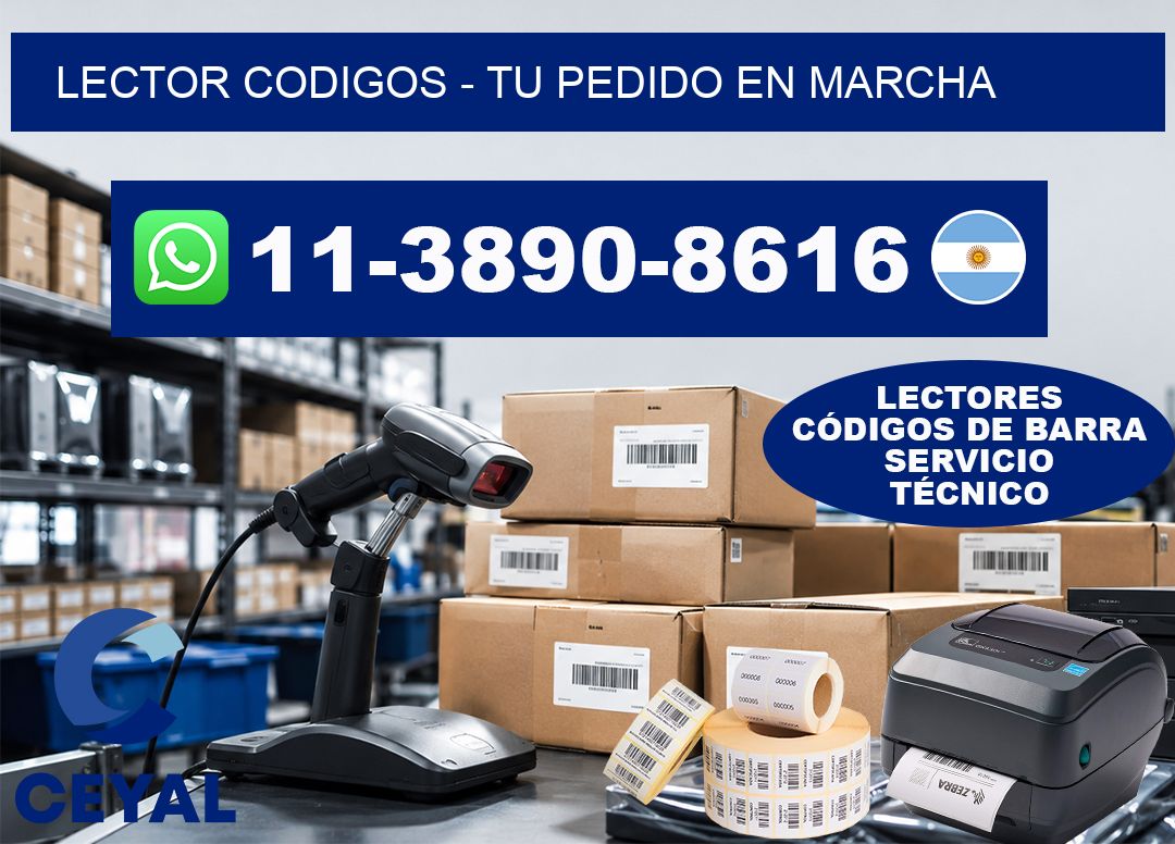 LECTOR CODIGOS - Tu pedido en marcha