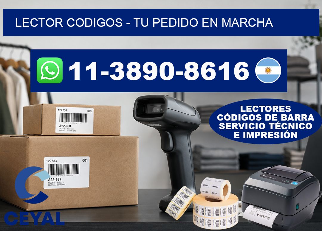 LECTOR CODIGOS – Tu pedido en marcha