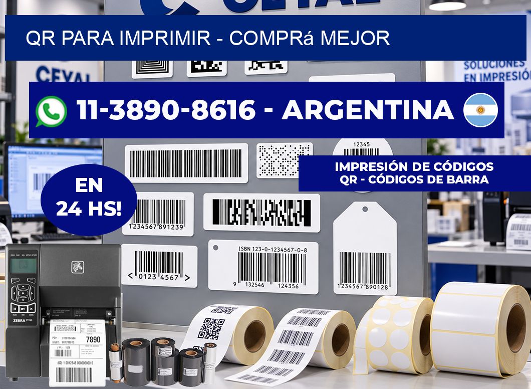QR para Imprimir - Comprá mejor