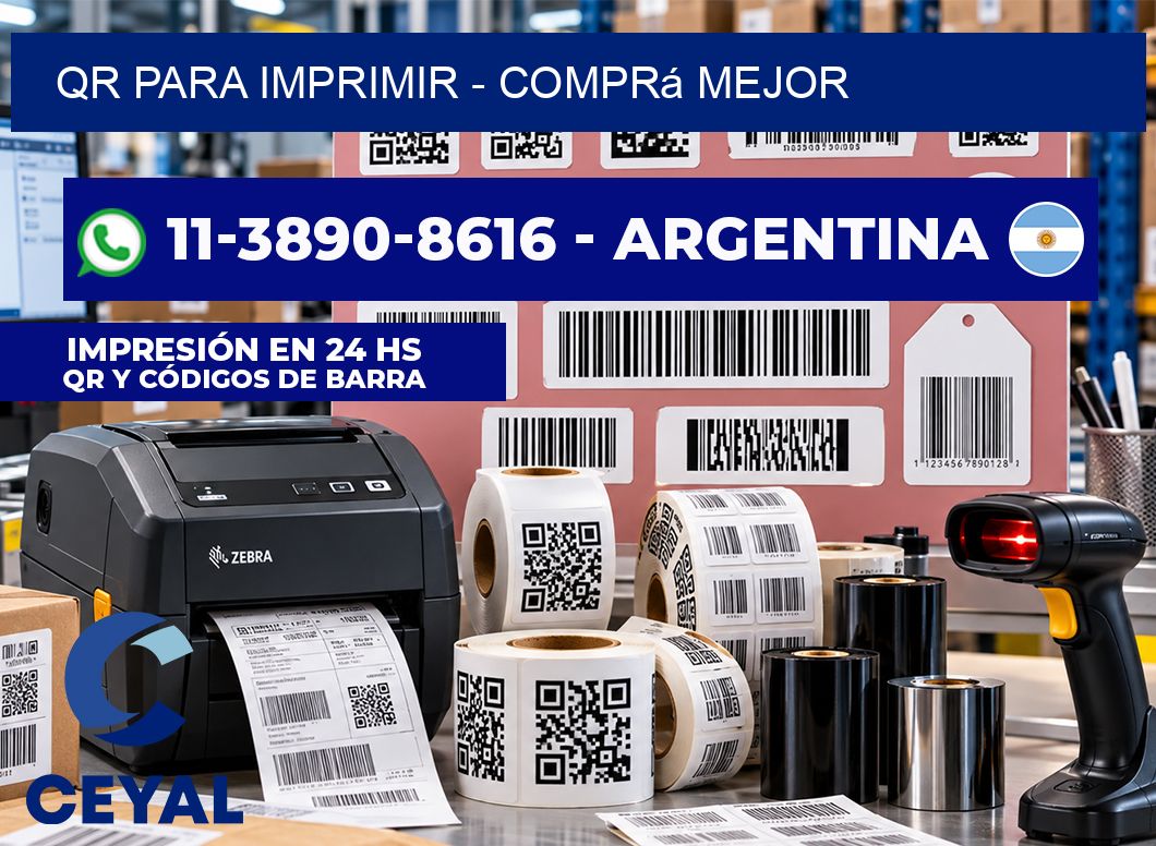 QR para Imprimir - Comprá mejor