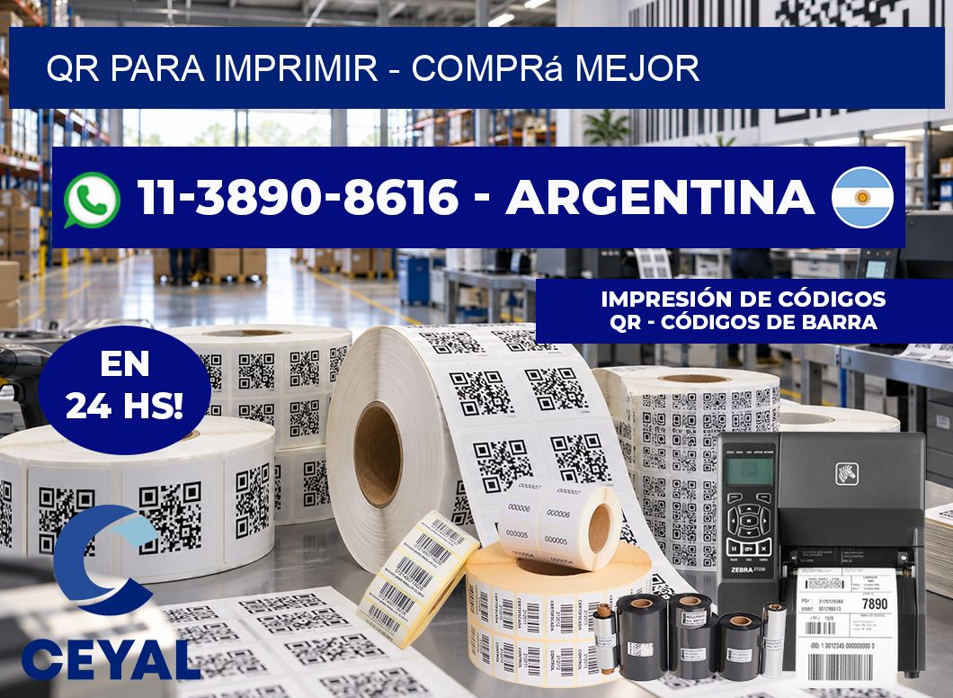 QR para Imprimir – Comprá mejor