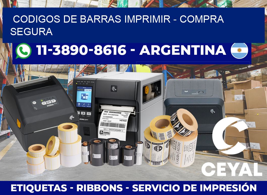 codigos de barras imprimir - Compra segura