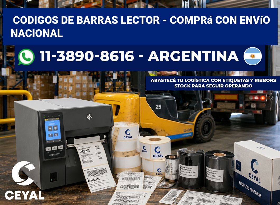 codigos de barras lector - Comprá con envío nacional