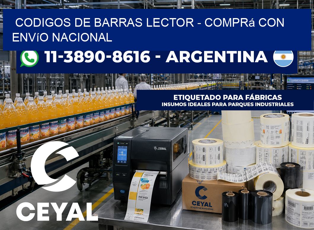 codigos de barras lector – Comprá con envío nacional