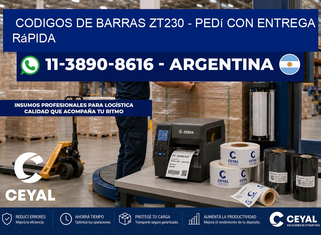 codigos de barras zt230 - Pedí con entrega rápida