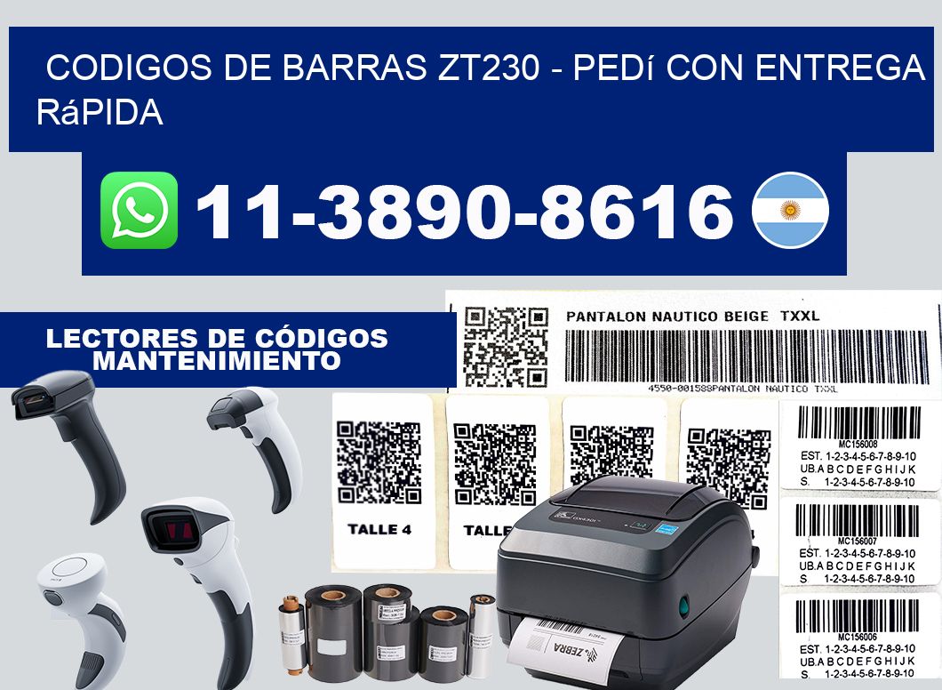 codigos de barras zt230 - Pedí con entrega rápida