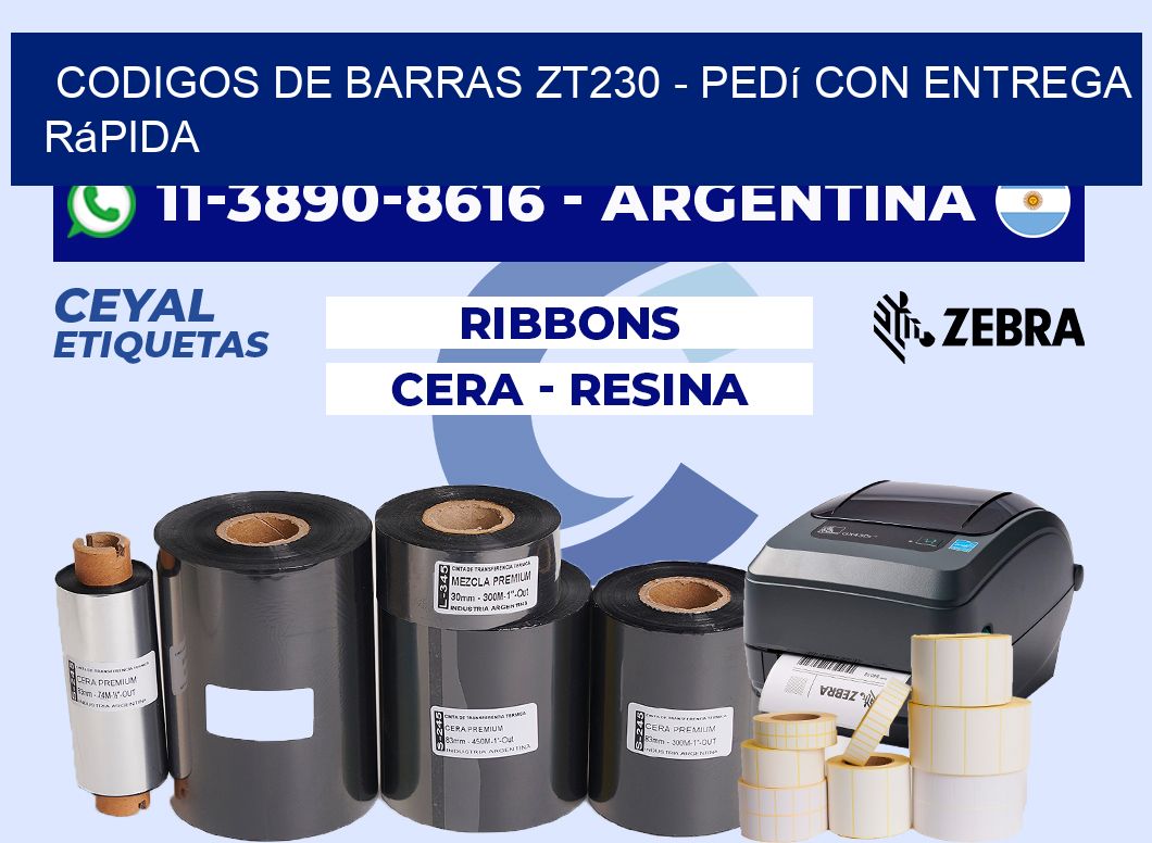 codigos de barras zt230 - Pedí con entrega rápida