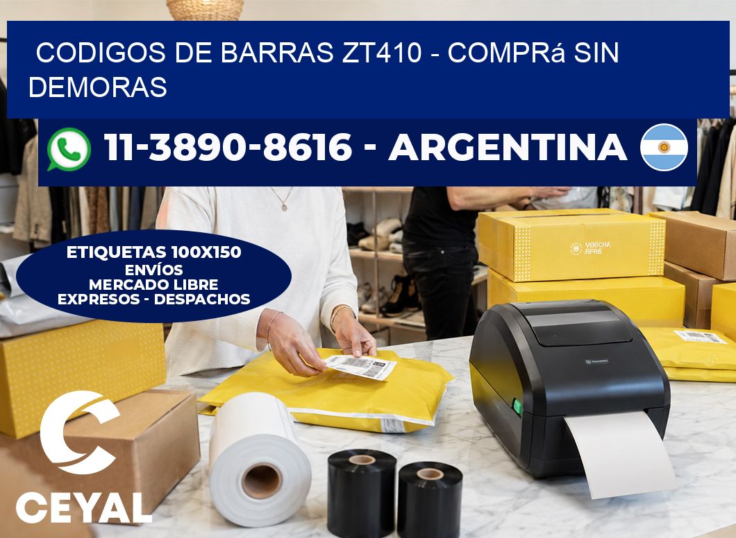 codigos de barras zt410 - Comprá sin demoras