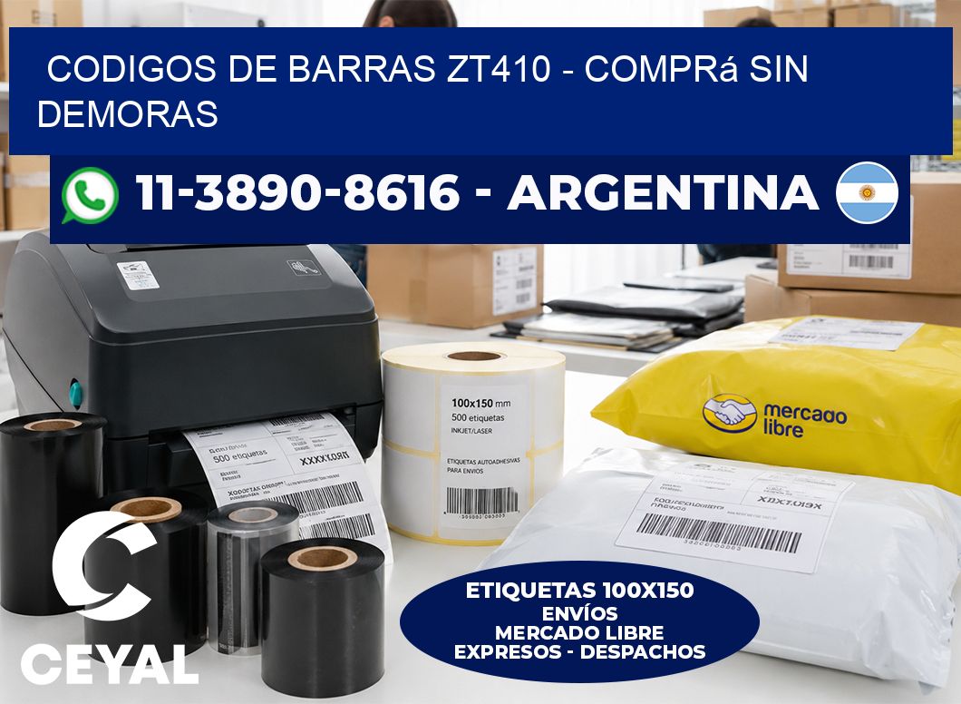 codigos de barras zt410 - Comprá sin demoras