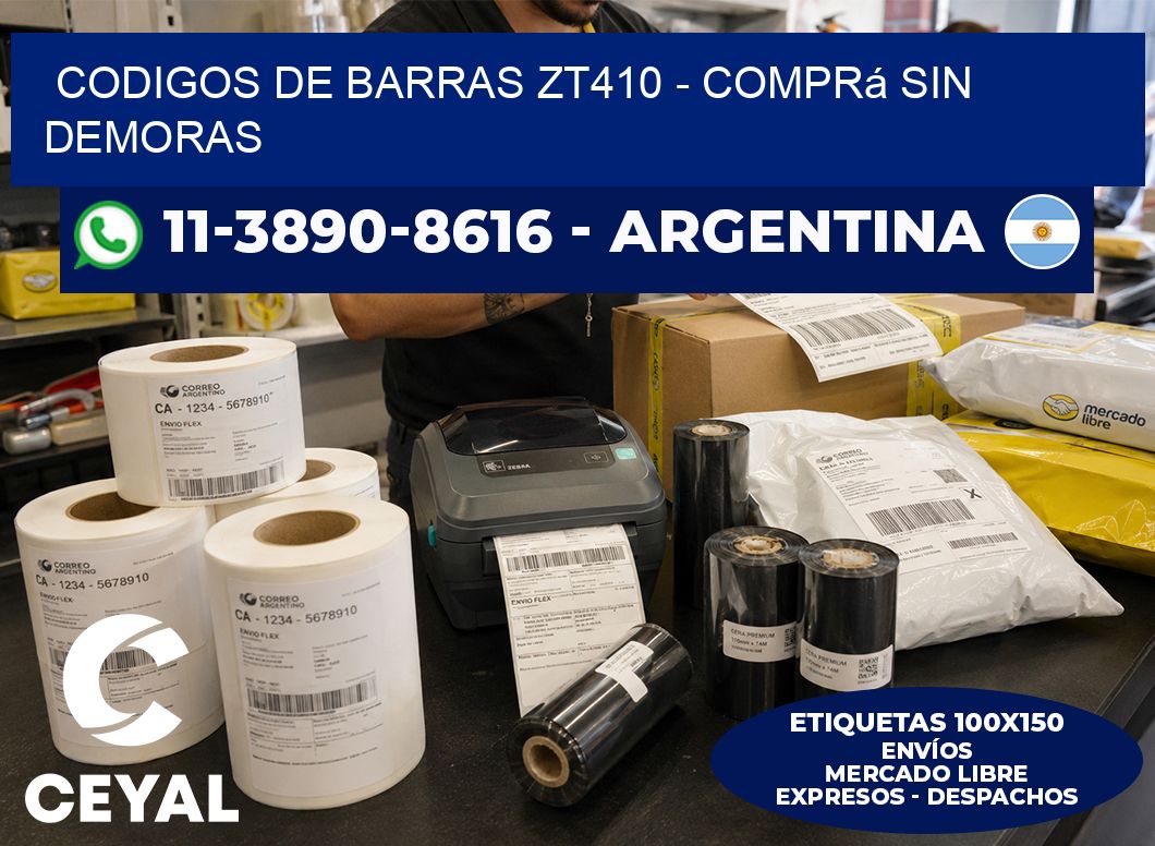 codigos de barras zt410 - Comprá sin demoras
