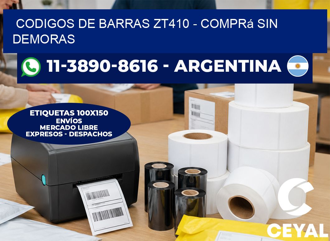 codigos de barras zt410 – Comprá sin demoras