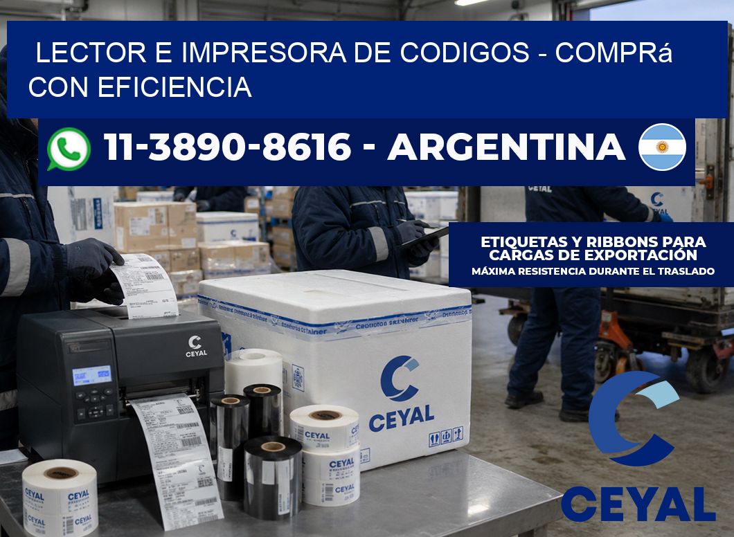 lector e impresora de codigos – Comprá con eficiencia
