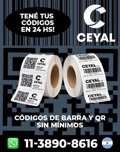 Códigos de barras a Medida - Comprá sin interrupciones