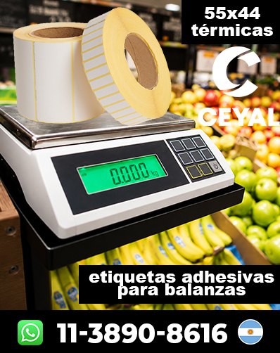 ETIQUETADO TÉRMICO BALANZAS - Solución inmediata
