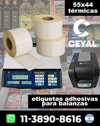 ETIQUETAS BALANZA PARA PRODUCTOS – Comprá con entrega rápida
