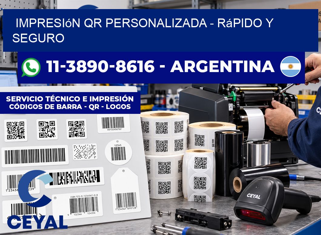 Impresión QR Personalizada - rápido y seguro